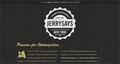 Desktop Screenshot of jerrysays.com